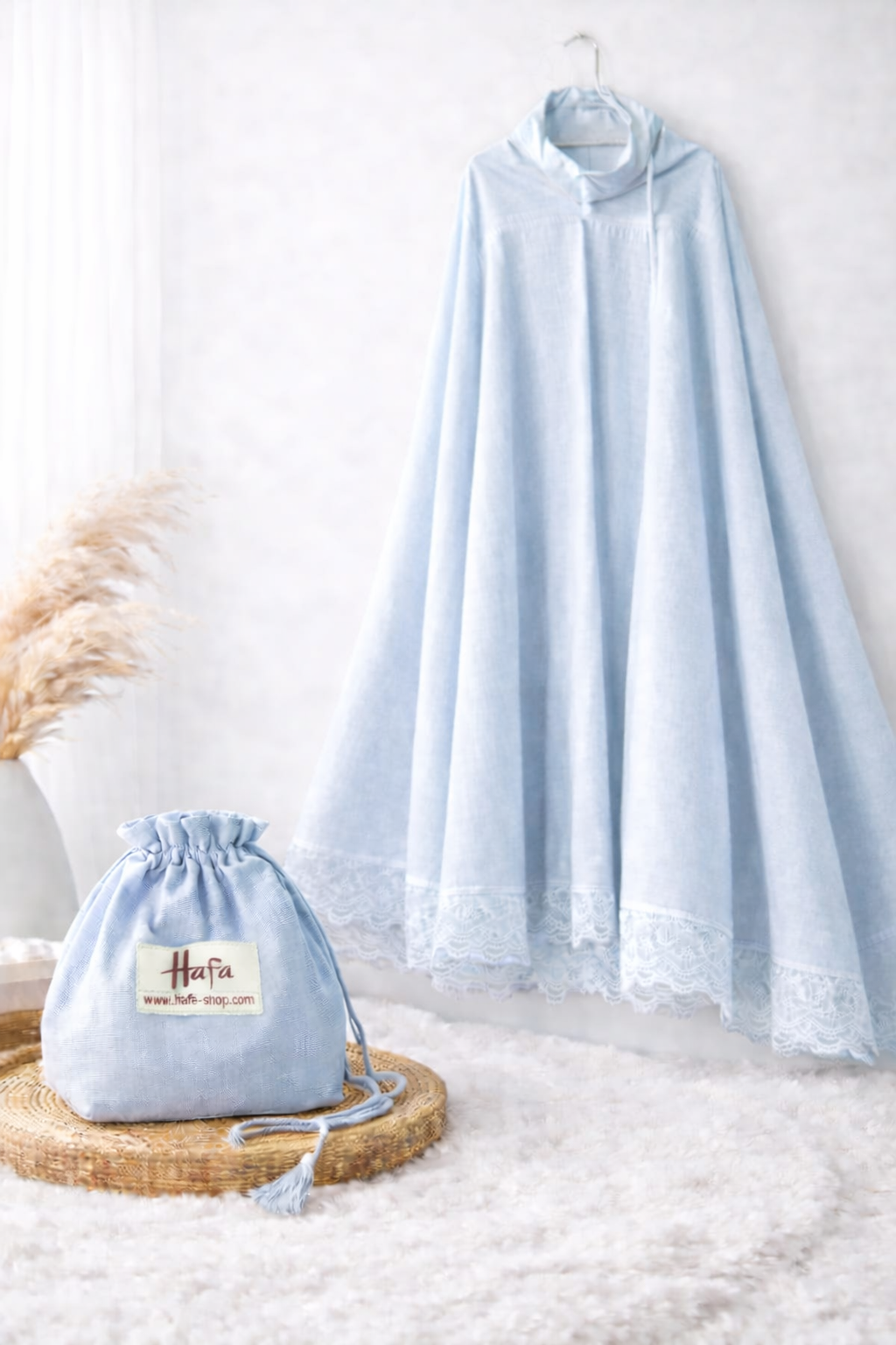 Rihla Sky Blue – Premium Prayer Dress