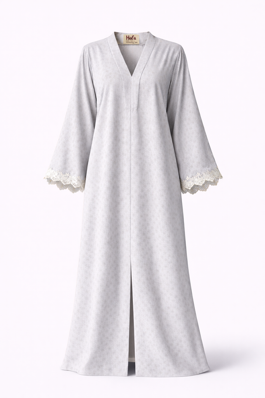 Nova Long Dress – Silver