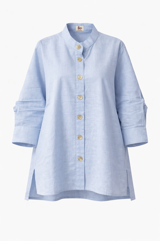 Kaia Blouse Navy Blue