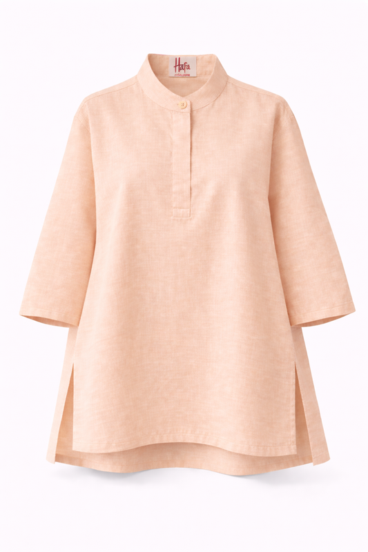 Zayna Blouse Pastel Peach