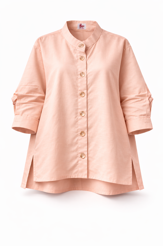 Kaia Blouse Pastel Peach