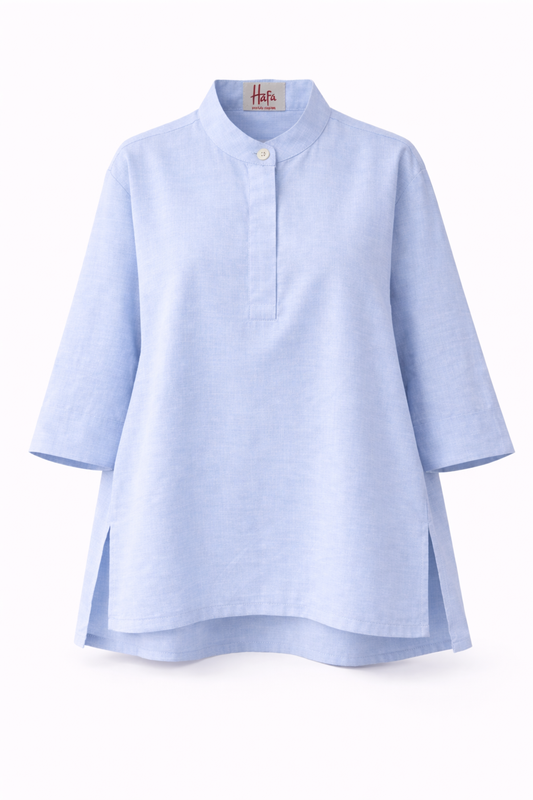 Zayna Blouse Navy Blue